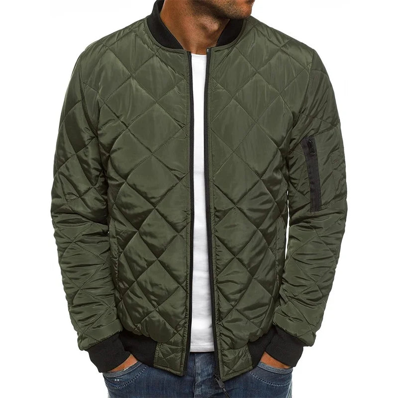 Dale | Baumwolljacke mit Rautenmuster